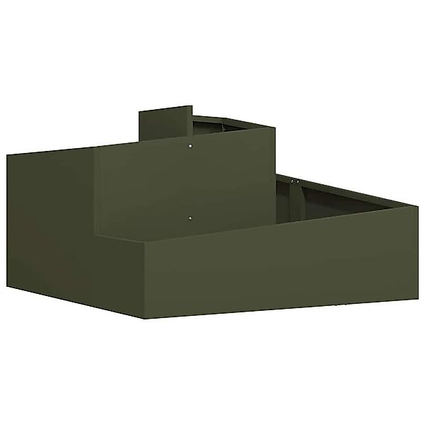 vidaXL Blumentopf Gartenblumentopf Olivgrün 80 x günstig online kaufen