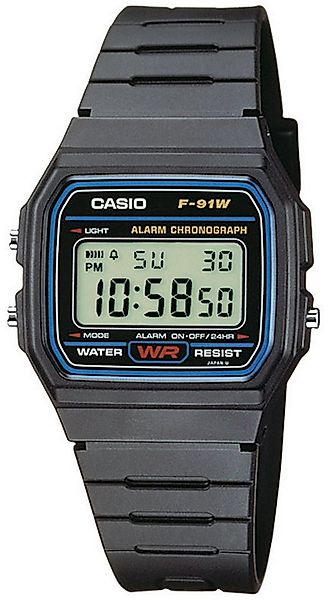CASIO TIMELESS COLLECTION Digitaluhr F-91W-1YEG günstig online kaufen