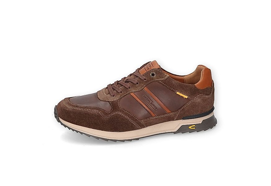 camel active Low Cut Split/Nappa SCHOKO/NATUR Schnürschuh günstig online kaufen