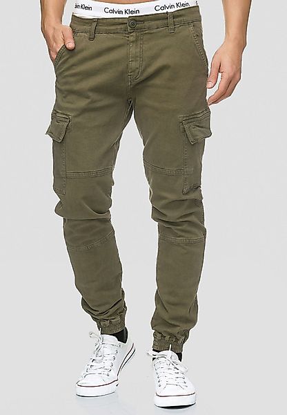 Indicode Cargohose August mit 6 Taschen günstig online kaufen