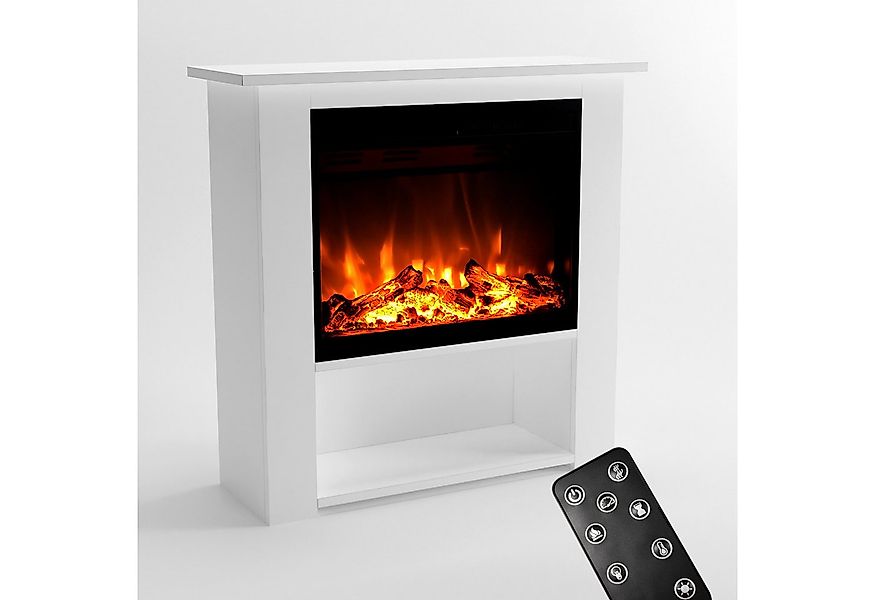 GLOW FIRE Elektrokamin THEBE LED Kamin mit Heizung, Standkamin, Elektrische günstig online kaufen