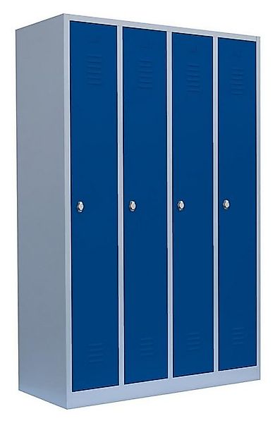 Steelboxx Spind für 4 Personen Spindschrank Kleiderspind 180x117x50cm (1-St günstig online kaufen