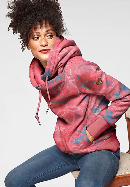 Ragwear Kapuzensweatshirt "GRIPY FLOWERS O", Hoodie mit floralem All Over-D günstig online kaufen