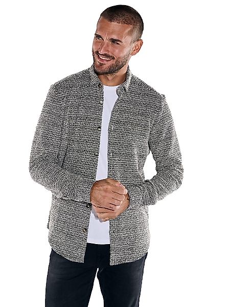 emilio adani Langarmhemd Overshirt in Bouclé günstig online kaufen