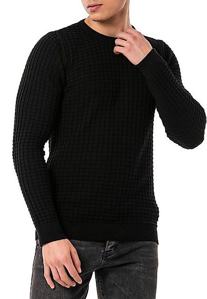 RedBridge Strickpullover mit Strukturmuster – Rundhals, günstig online kaufen