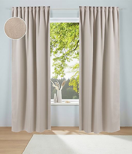 OTTO home Verdunkelungsvorhang "Alcide" (1 St), Multifunktionsband, verdunk günstig online kaufen