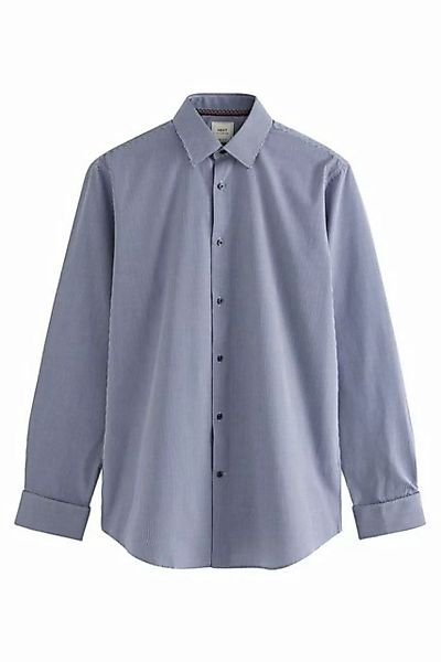 Next Langarmhemd Regular Fit Hemd mit Besatz und Sportmanschetten (1-tlg) günstig online kaufen