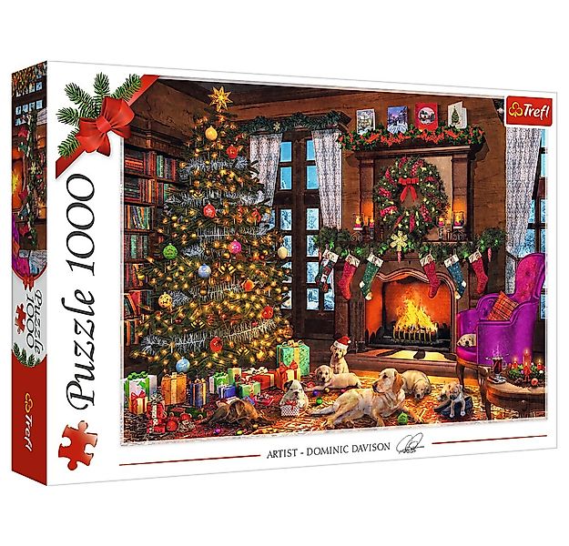 Trefl Puzzle Dominic Davison Weihnachten kommt 1000 Teile Puzzle, 1000 Puzz günstig online kaufen
