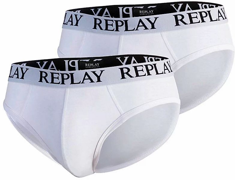 Replay Slip "SLIP Basic Cuff Logo 2pcs Bo", (Packung, 2er) günstig online kaufen