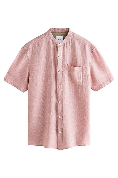 Next Kurzarmhemd Kurzarmhemd mit Stehkragen Baumwolle günstig online kaufen