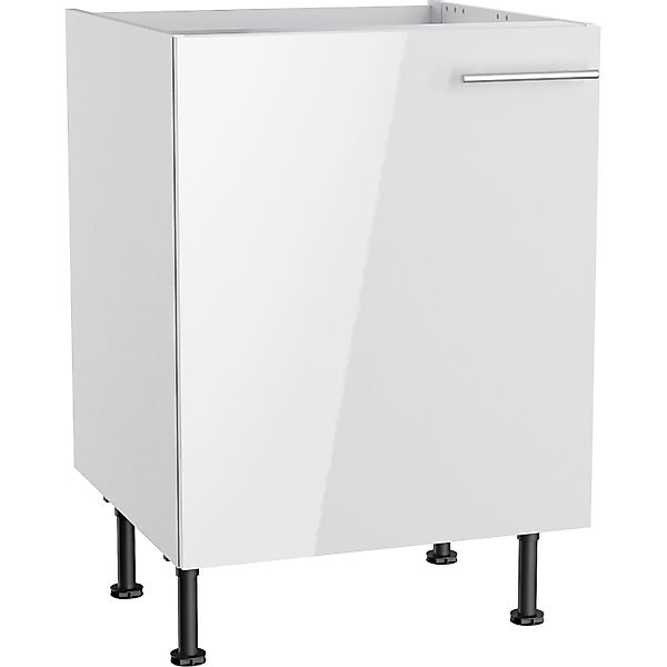 Optifit Küchen-Spülenunterschrank Rurik986 60 cm x 87 cm x 58,4 cm Weiß günstig online kaufen