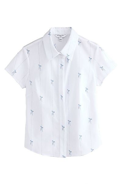 Next Hemdbluse Körpernahes Essential Kurzarmshirt mit Stretch (1-tlg) günstig online kaufen