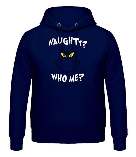 Naughty Who Me? · Männer Hoodie günstig online kaufen
