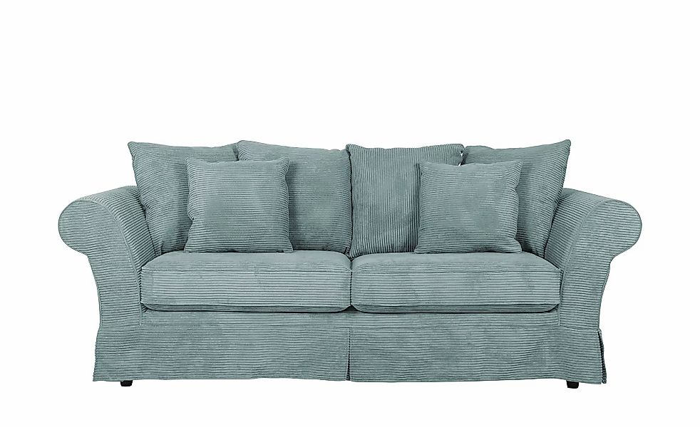 Einzelsofa  Olivia ¦ blau ¦ Maße (cm): B: 240 H: 100 T: 98.0 Polstermöbel > günstig online kaufen