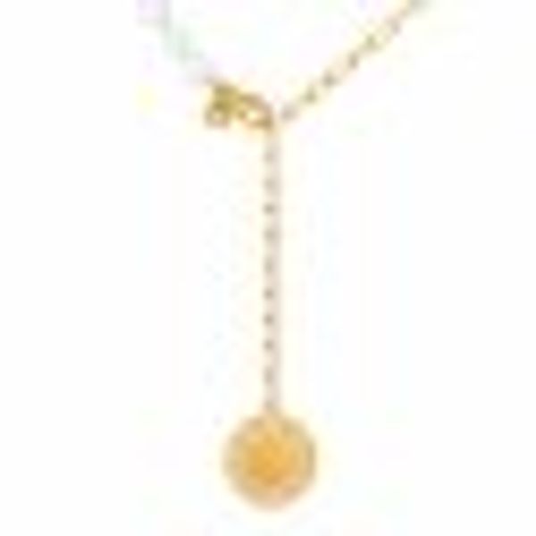 Collier 925 Silber vergoldet Y-Kette Perlen Münze Sonne Mond günstig online kaufen