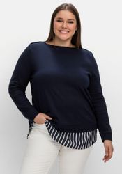 Sheego T-Shirt 2-in-1-Langarmshirt günstig online kaufen