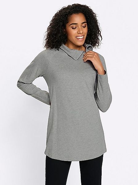 Sieh an! T-Shirt Longshirt Langarm günstig online kaufen