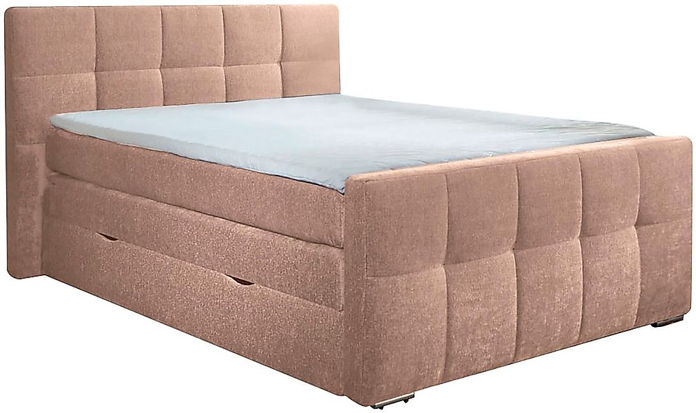 Home affaire Boxspringbett "Rosà" H3/H3, H3/H4, H4/H4 möglich günstig online kaufen
