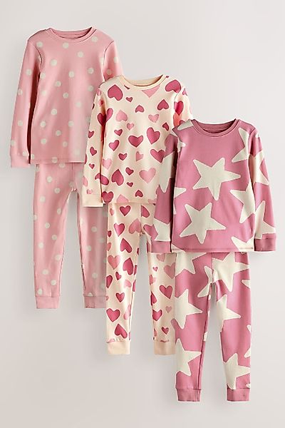 Next Pyjama Snuggle Schlafanzug im 3er-Pack, günstig online kaufen