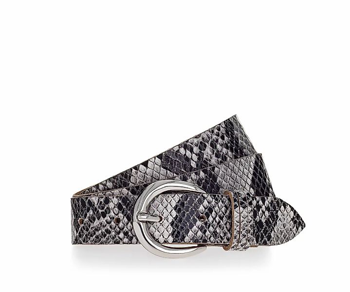 Tamaris Ledergürtel Schlangenmuster-Optik günstig online kaufen
