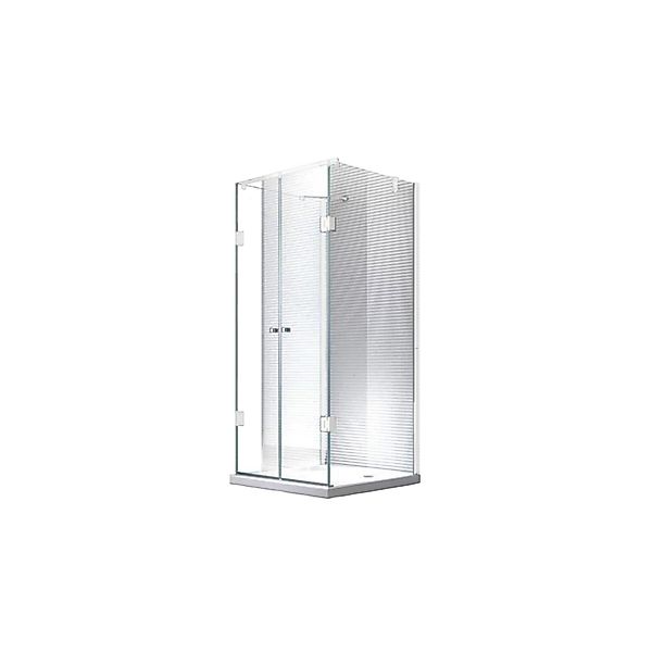 Glaszentrum Hagen  90x90x90x180cm Ares U-Duschkabine Weiß inkl. Tasse/Sipho günstig online kaufen