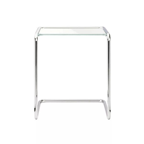 Thonet - B 97 a Beistelltisch Glas - transparent/Glas optiwhite Diamantschl günstig online kaufen