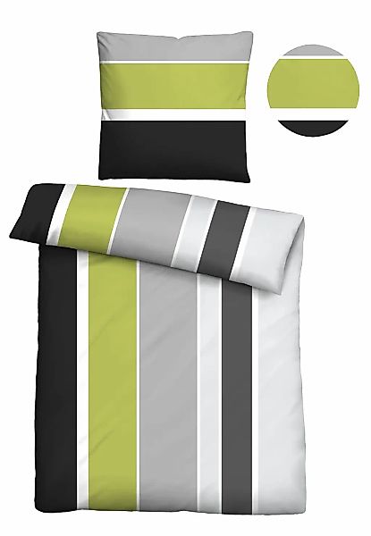 Castell - Markenbettwäsche Bettwäsche "0040562" 2 Stk. tlg. hautsympathisch günstig online kaufen