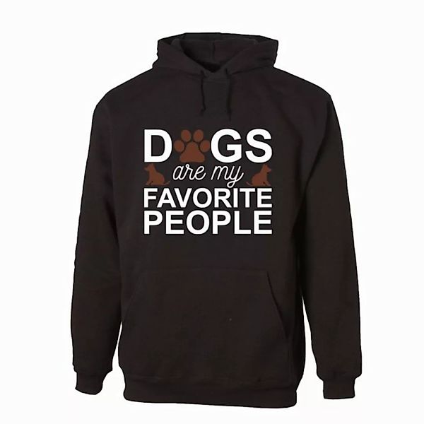 G-graphics Hoodie Dogs are my favorite people Unisex mit trendigem Frontpri günstig online kaufen