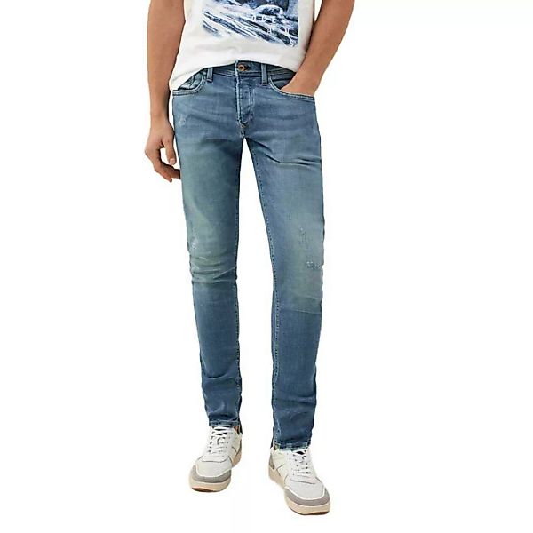 Salsa Jeans Clash Skinny Premium Wash Greencast Jeans 32 Blue günstig online kaufen