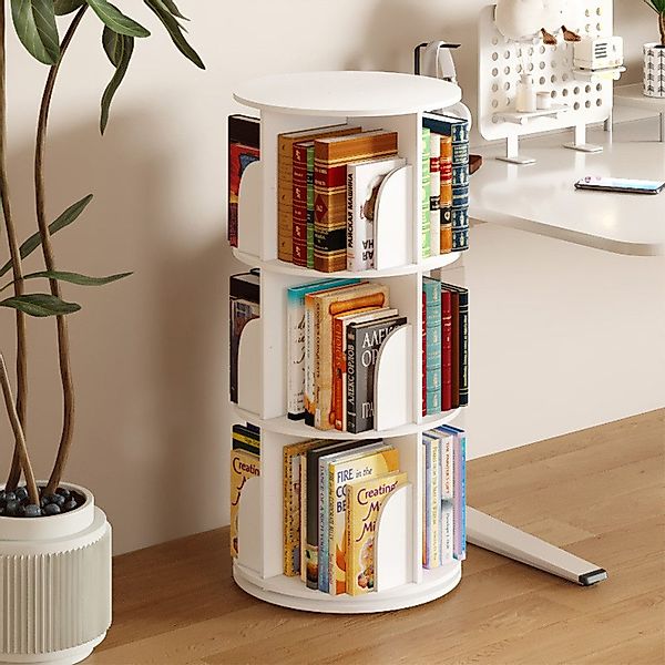 NUODWELL Bücherregal Drehbare Bücherregal, 2/3/4/5 Etagen günstig online kaufen
