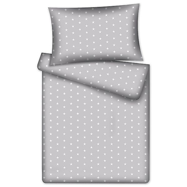 KiGATEX Kinderbettwäsche Stars 100% Baumwolle 40x60/100x135 günstig online kaufen