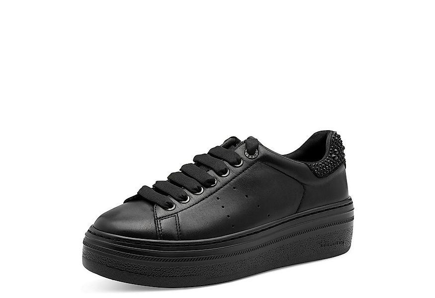 Tamaris Plateausneaker, Schnürschuh, Halbschuh mit auffälligen Schmuckstein günstig online kaufen