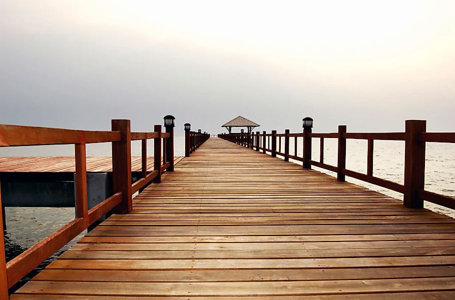 queence Leinwandbild "Bali" Asien  Bilder von Asien  Brücken  Landschaft  M günstig online kaufen