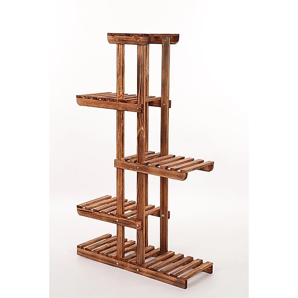 PROREGAL Blümenstande FLORACK HxBxT 117x68x25cm 6 Ablagen Braun Gebrannt günstig online kaufen