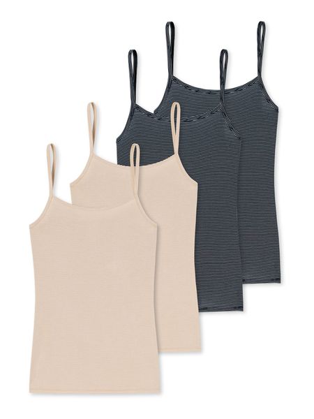 Schiesser Spaghettitop Modal Essentials (4-tlg) schmale günstig online kaufen