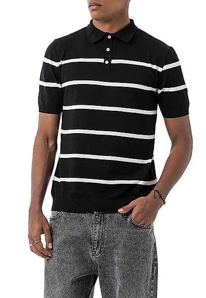 RedBridge Poloshirt by Tarz Cool - Gestreift, Feinstrick, Knopfleiste, zeit günstig online kaufen