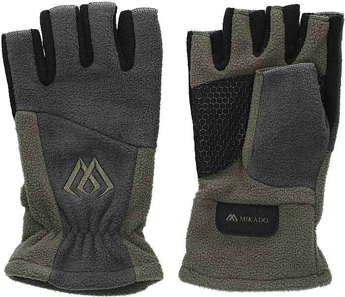 MIKADO Total Fishing Angelhandschuhe Fleece Handschuhe ohne Finger - ver. G günstig online kaufen
