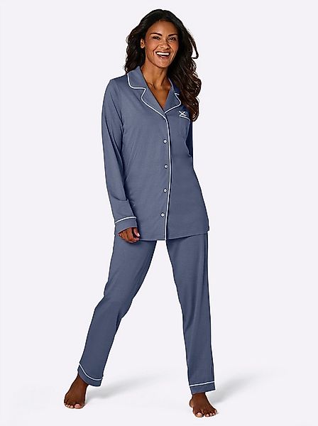 Witt Schlafanzug Pyjama Langarm günstig online kaufen