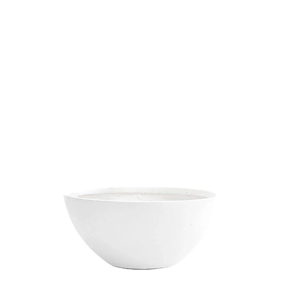 Pflanzwerk Pflanzschale Bowl Premium Frostbeständig Lotus-Effekt 36 cm Weiß günstig online kaufen