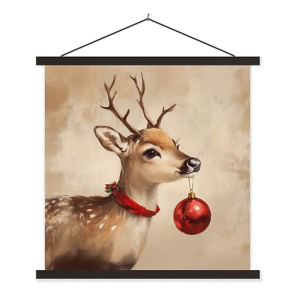 MuchoWow Poster Weihnachten - Hirsch - günstig online kaufen
