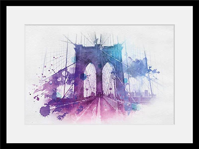 queence Bild »Demir« Brücken   Kunst   Stadt HD Premium Poster-Druck inkl. günstig online kaufen