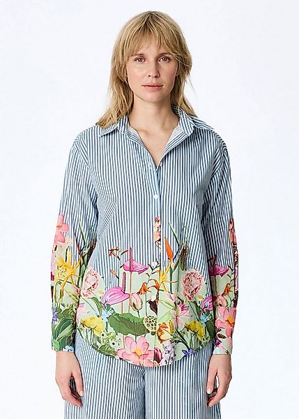 Himalaya Clothing Langarmbluse Gestreifte Bluse Damen aus Baumwolle mit exo günstig online kaufen