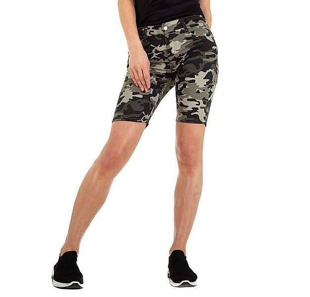 Ital-Design Shorts Damen Freizeit (86585444) Camouflage Stretch Freizeitsho günstig online kaufen
