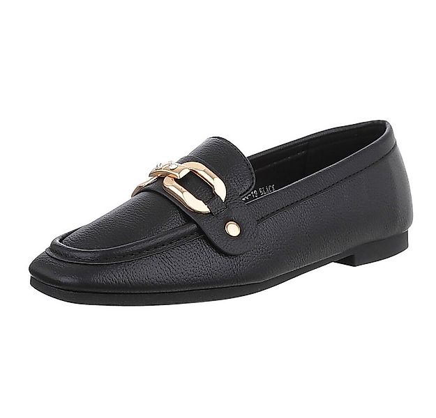 Ital-Design Elegante Loafers für Damen – Hoher Komfort & Stil Slipper (8909 günstig online kaufen
