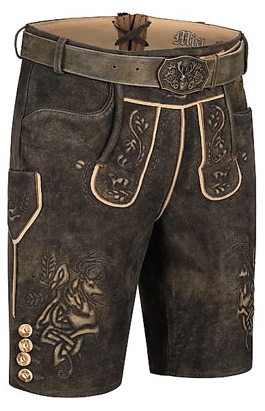 Nübler Trachtenlederhose Lederhose Pertran in Juniper günstig online kaufen