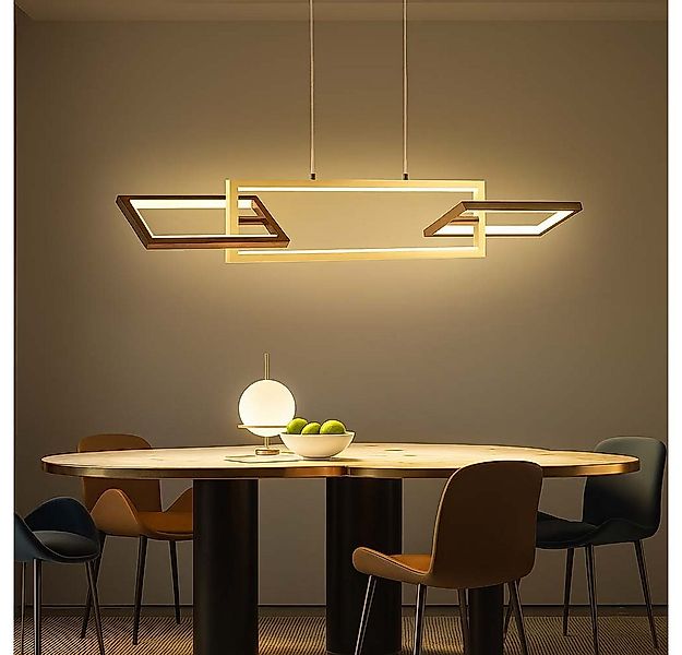 WOFI LED-Hängeleuchte, LED-Leuchtmittel fest verbaut, Warmweiß, Pendelleuch günstig online kaufen