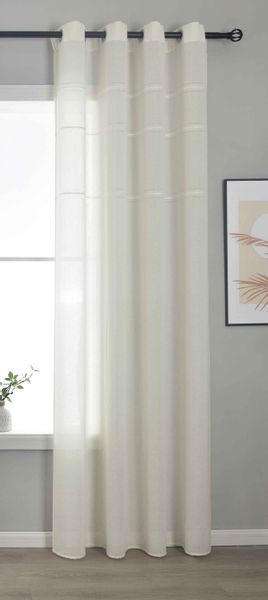 Gardinenbox Gardine (1 St), Ösen, halbtransparent, günstig online kaufen