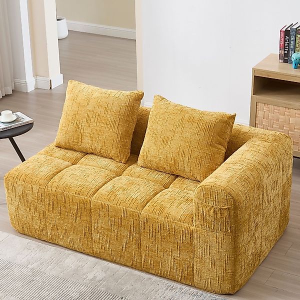 LVHOM Ecksofa Modulares Chaiselongue-Sofa-Set(Polsterliege+Doppelsofa), sep günstig online kaufen