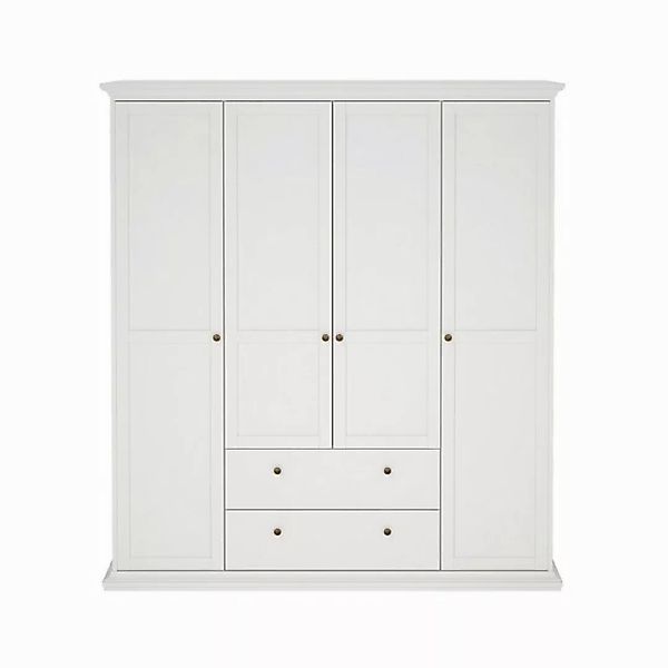 ebuy24 Kleiderschrank Venedig Kleiderschrank 4-Trg. mit 2 Schubladen Bre günstig online kaufen