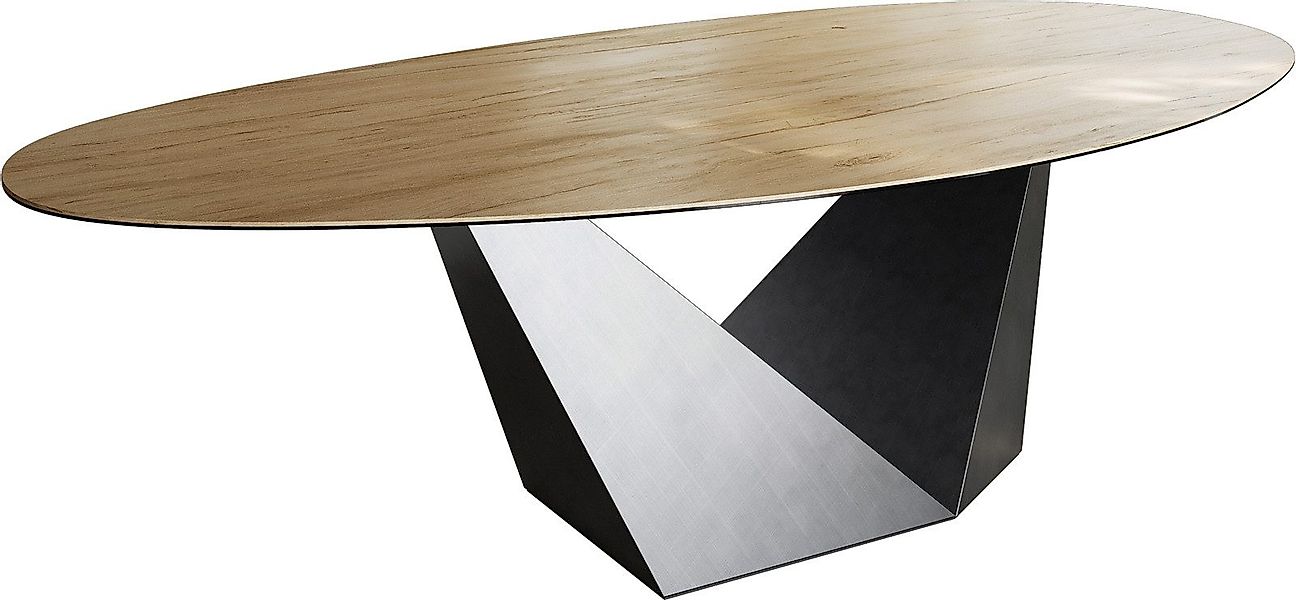DELIFE Esstisch Edge, Oval Keramik Laminam® günstig online kaufen